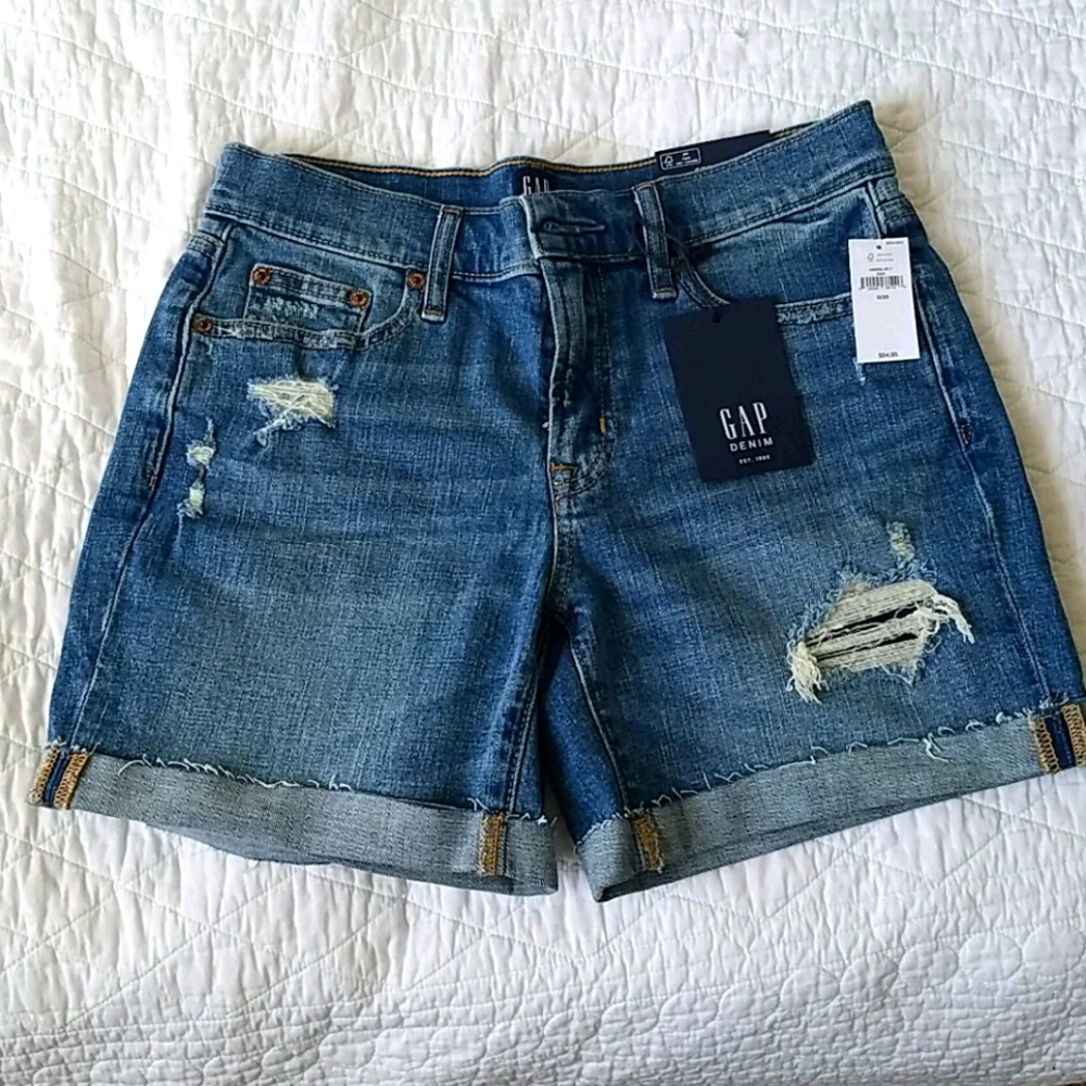 🆕🏷️GAP for Goodwell 5" Stretch Midrise Shorts - Size 0/25